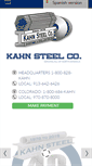 Mobile Screenshot of kahnsteel.com